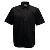 Poplin short sleeve shirt Black
