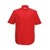 Poplin short sleeve shirt Red