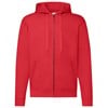 Classic 80/20 hooded sweatshirt jacket Red