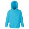Classic 80/20 kids hooded sweatshirt Azure Blue
