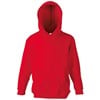 Classic 80/20 kids hooded sweatshirt Red