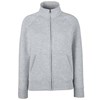 Premium 70/30 lady-fit sweatshirt jacket Heather Grey