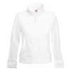 Premium 70/30 lady-fit sweatshirt jacket White