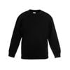 Premium 70/30 kids set-in sweatshirt Black