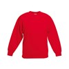 Premium 70/30 kids set-in sweatshirt Red