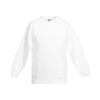 Premium 70/30 kids set-in sweatshirt White