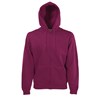 Premium 70/30 hooded sweatshirt jacket Burgundy
