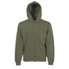 Premium 70/30 hooded sweatshirt jacket Classic Olive