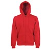 Premium 70/30 hooded sweatshirt jacket Red