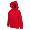Premium 70/30 kids hooded sweatshirt Red