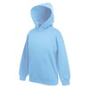 Premium 70/30 kids hooded sweatshirt Sky Blue