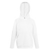 Kids lightweight hooded sweatshirt White
