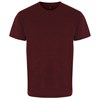 TriDri® performance t-shirt TR010BUBM2XL Burgundy/  Black Melange