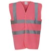Hi-vis 2-band-and-braces waistcoat (HVW100) Pink