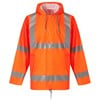 Hi-vis soft flex breathable U-dry jacket (HVS450) YK036 Orange