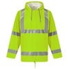 Hi-vis soft flex breathable U-dry jacket (HVS450) YK036 Yellow