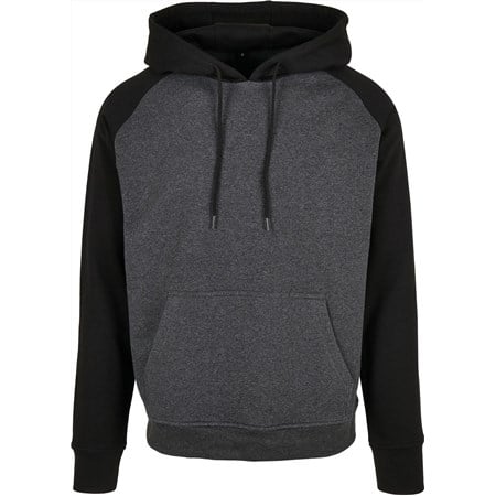 Build Your Brand Basic raglan hoodie