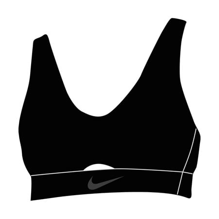 Nike Women’s Dri-FIT indy plunge cutout bra