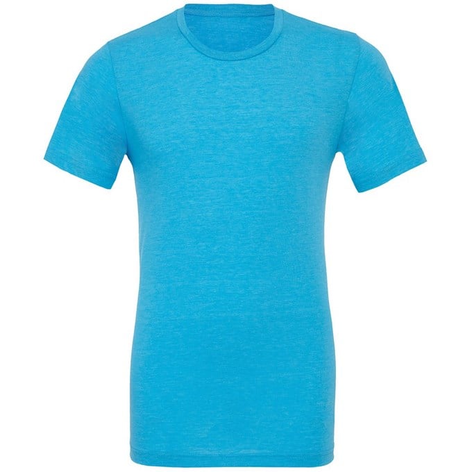 Unisex triblend crew neck t-shirt Ice Blue Triblend