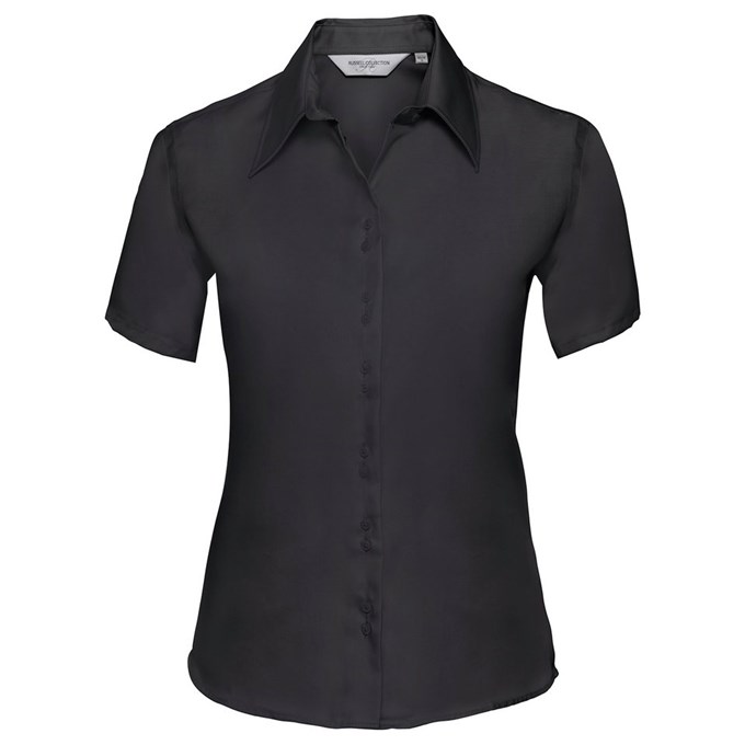 Women's short sleeve ultimate non-iron shirt Black