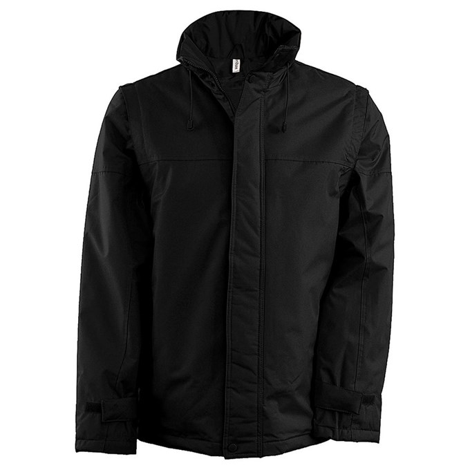 Factory detachable sleeve blouson jacket Black/ Black