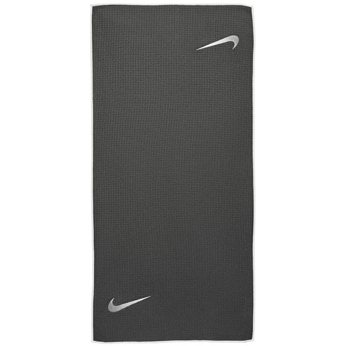 Nike caddy golf towel NK368 Dark Grey/White