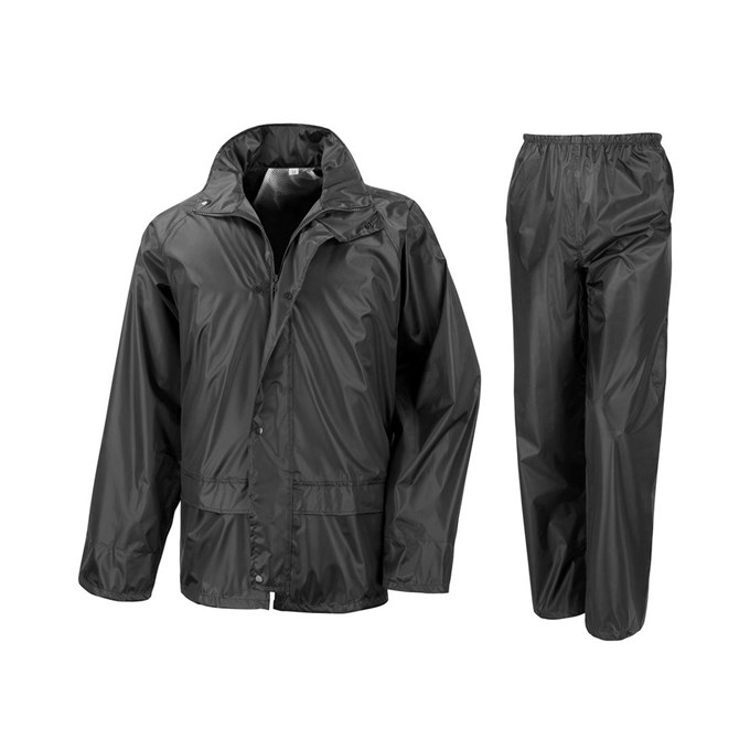 Core junior rain suit Black