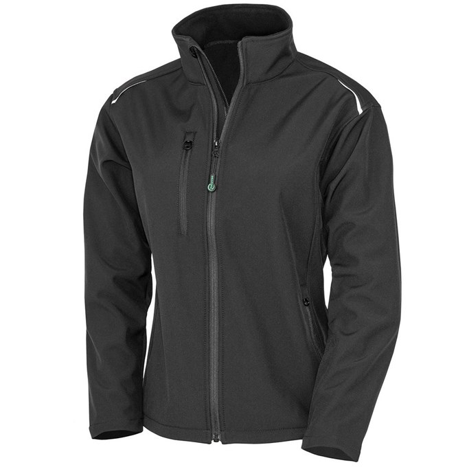 Result Women's genuine recycled 3-layer printable softshell jacket R900F