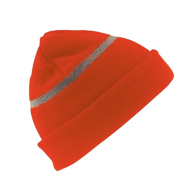 Junior woolly ski hat with Thinsulate™ Fluorescent Orange