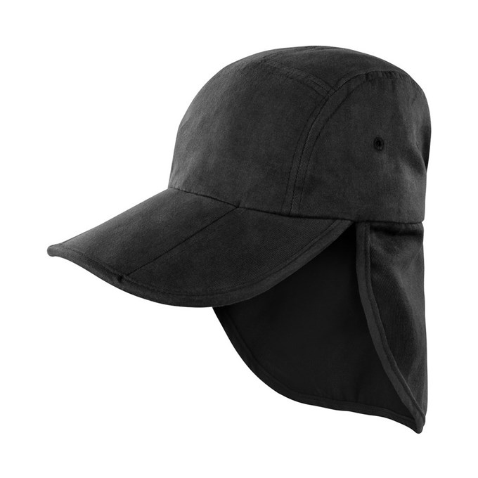 Fold-up legionnaire's cap Black