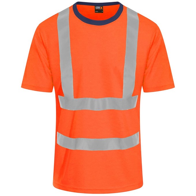 High visibility t-shirt RX720HONY2XL HV Orange/ Navy