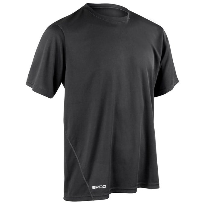 Spiro quick-dry short sleeve t-shirt Black