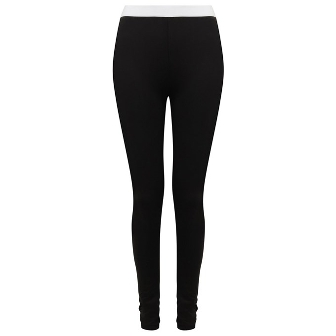 Women's fashion leggings SK426BKWHL Black/ White