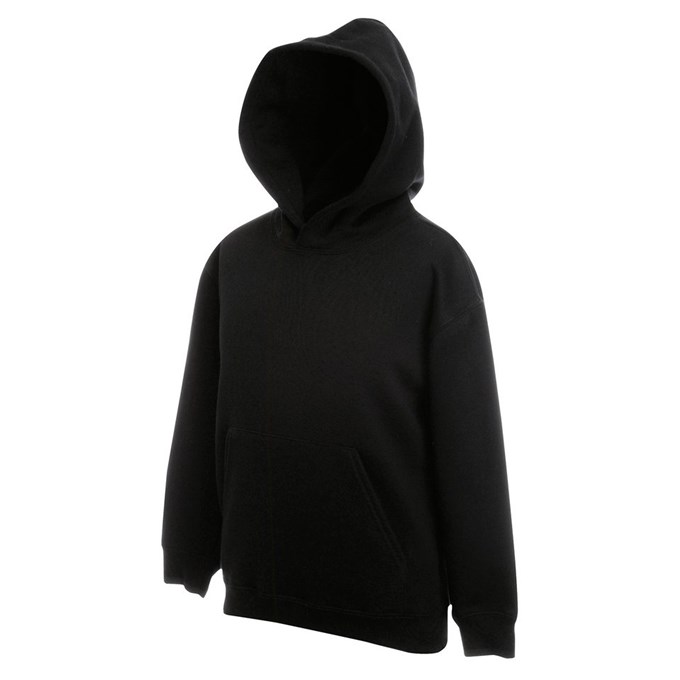 Premium 70/30 kids hooded sweatshirt Black