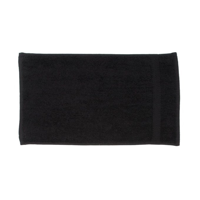 Luxury range guest towel Black