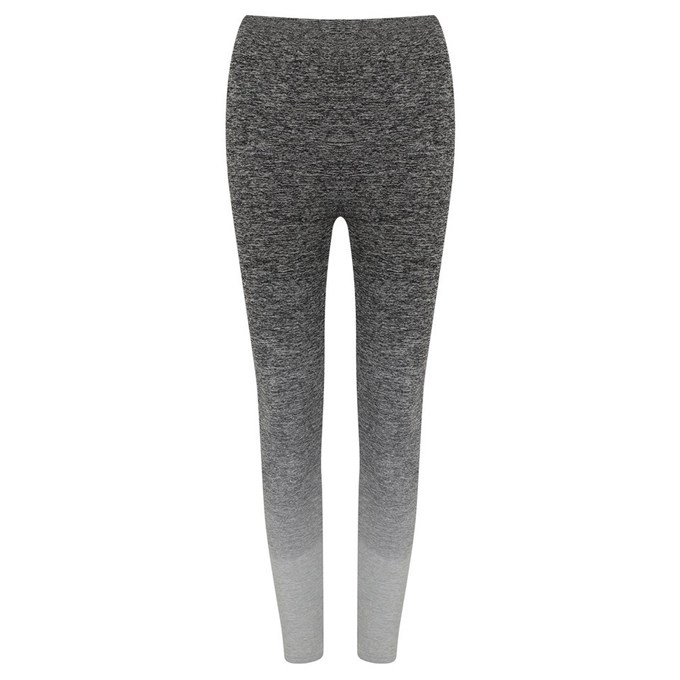 Women's seamless fade out leggings TL300 Dark Grey/Light Grey Marl