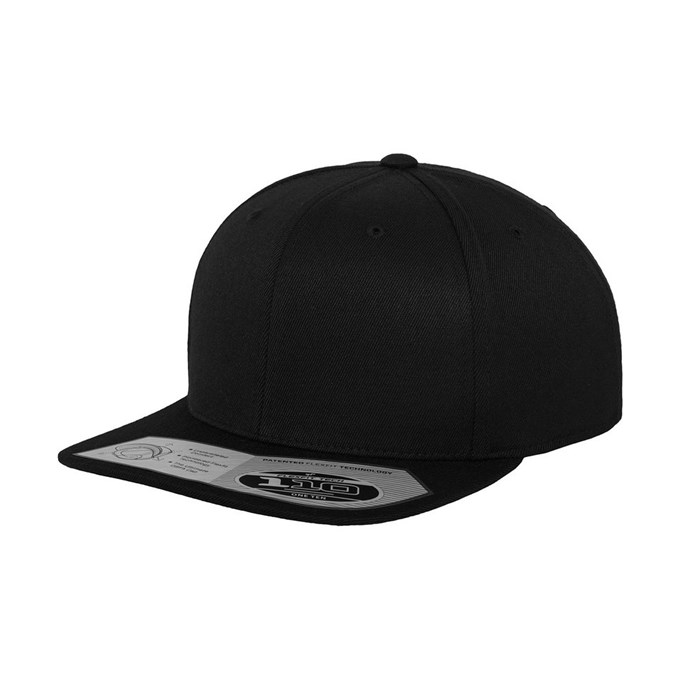 110 fitted snapback (110) Black